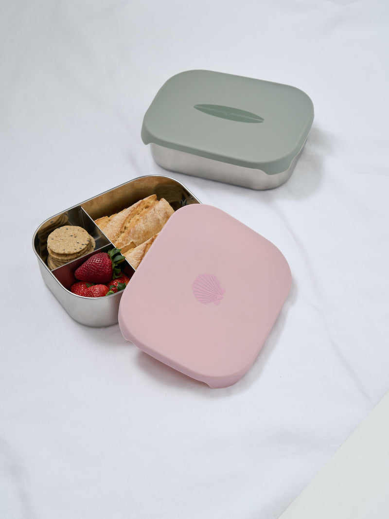 Stainless Steel Bento Lunch Box with Silicone Lid