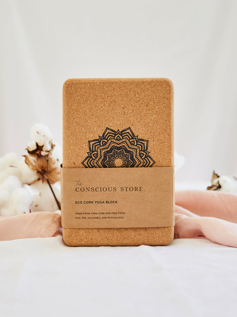 Cork Yoga Block Set of 2