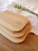 Replacement Bamboo Lids for Glass Storage Containers (Set of 3)