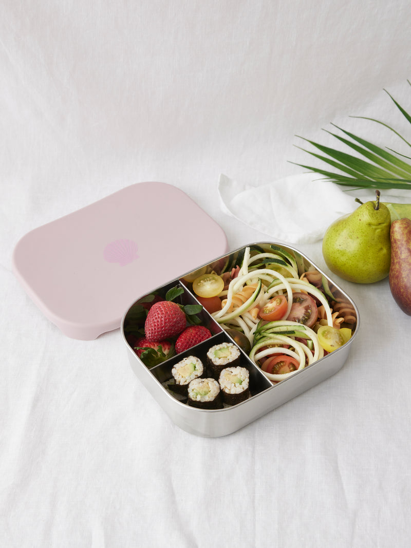 Stainless Steel Bento Lunch Box with Silicone Lid