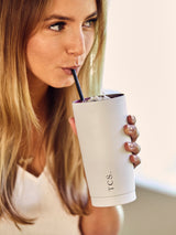 Insulated Smoothie Cup with Straw