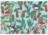 Earth Greetings Folded Christmas Wrapping Paper - Festive Forest (Single)